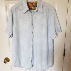 Robert Graham Short Sleeve Shirt Size Large